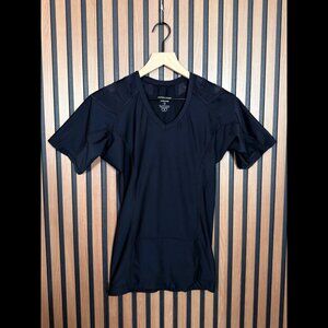 Postural Fitness by Alignmed Full Zip Posture Shirt Black Mens Size SM